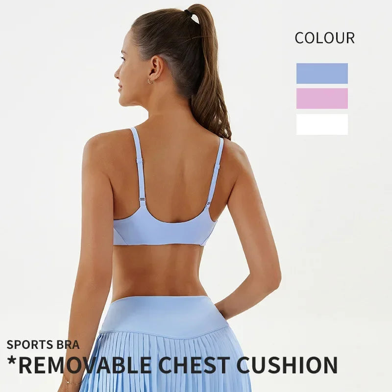 Fashion Casual Tight Back Yoga Bra Quick Drying Sports Underwear Pilates Fitness Wear Vest Top Women Clothing