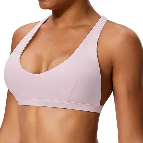 Pad Yoga Bra Clothing Running shockproof Underwear Workout Top Women Fitness Gym Exercise Push up Sports Bra