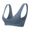Women Push Up Brassiere Sports Deep-U Shape Bralette Nowire Underwear Female Comfy Sexy Lingerie Top Intimates Seamless Bras