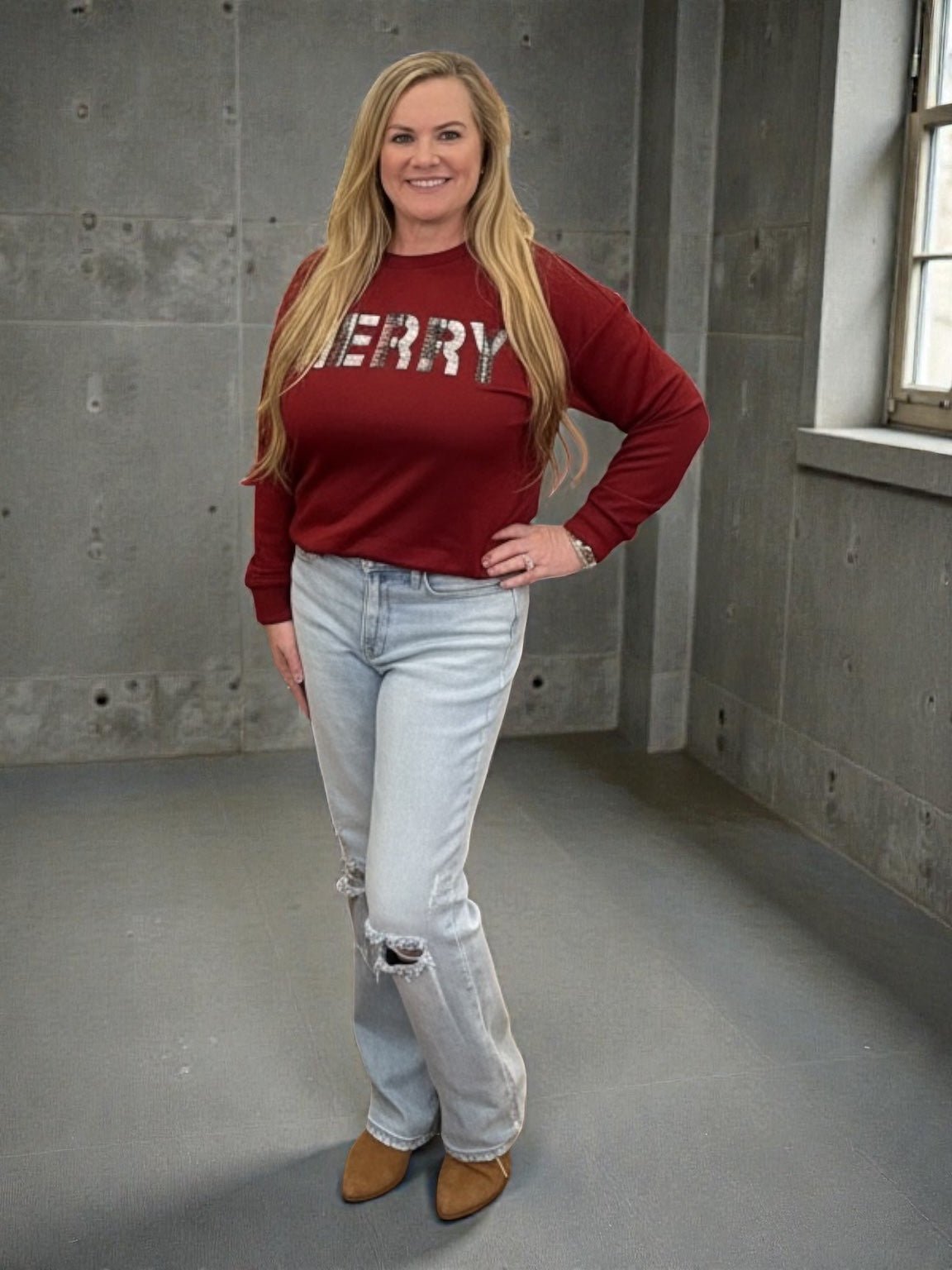 Judy Blue Jeans (NP) - High Waist Destroy & Back Ripped Straight - Nikki and Co Boutique