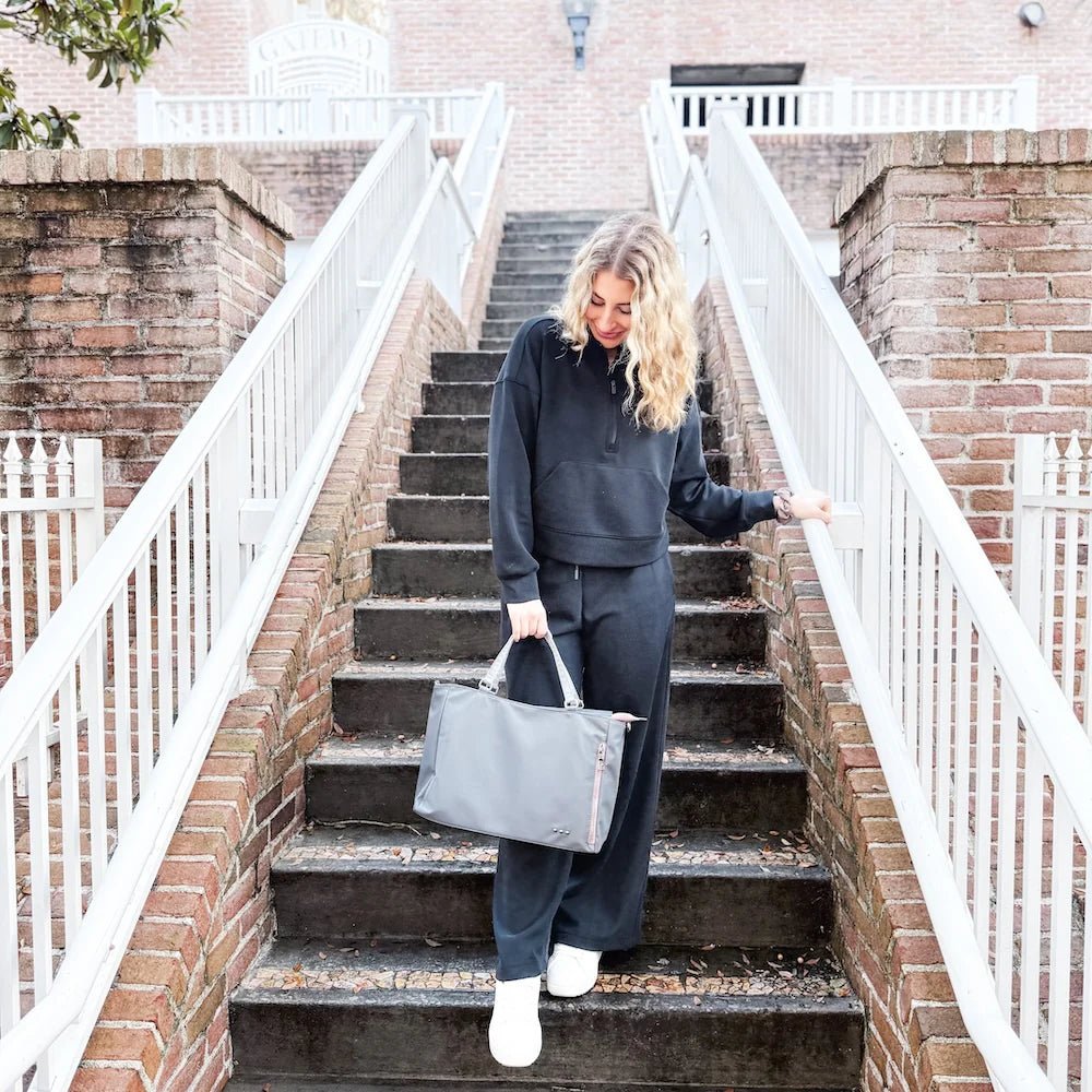 Pretty Simple (NP) - Nylon Tote Bag - Perfect for on the go and Travelling! 5 Colors - Nikki and Co Boutique