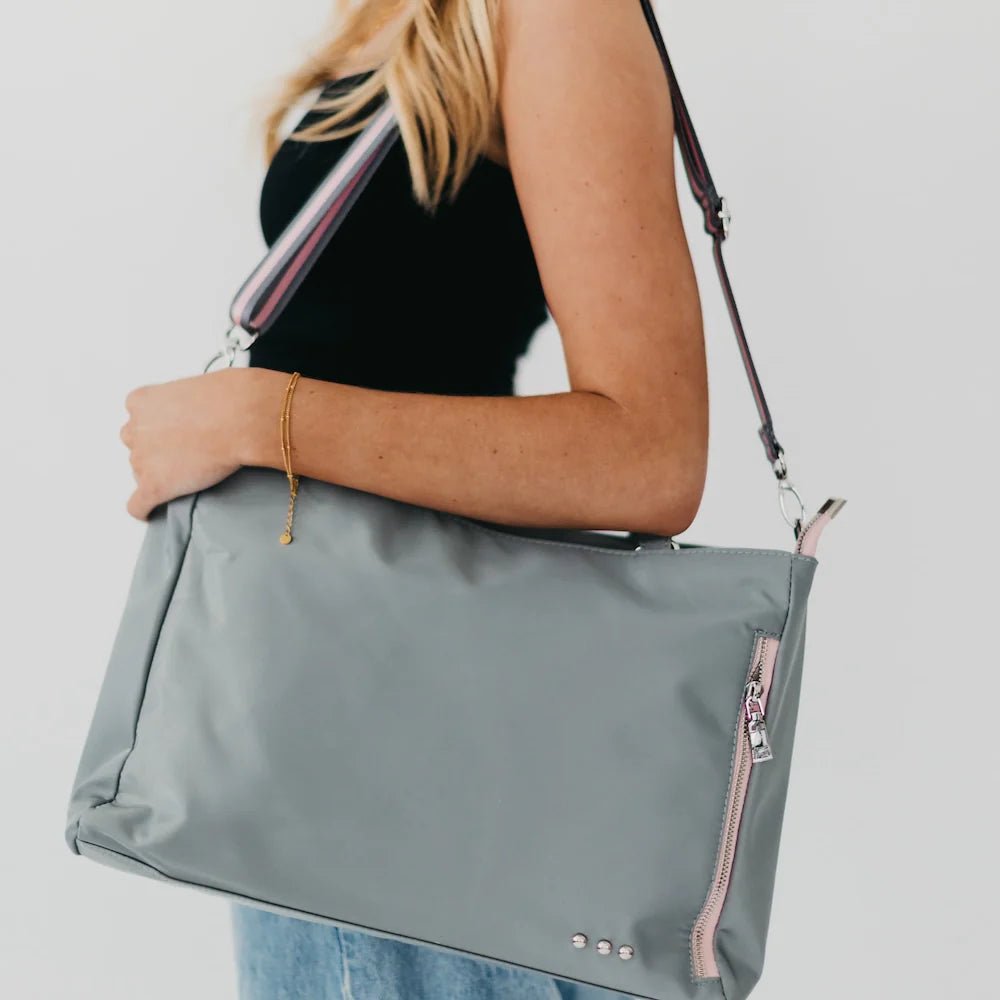 Pretty Simple (NP) - Nylon Tote Bag - Perfect for on the go and Travelling! 5 Colors - Nikki and Co Boutique