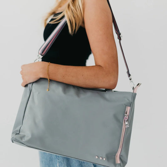Pretty Simple (NP) - Nylon Tote Bag - Perfect for on the go and Travelling! 5 Colors - Nikki and Co Boutique