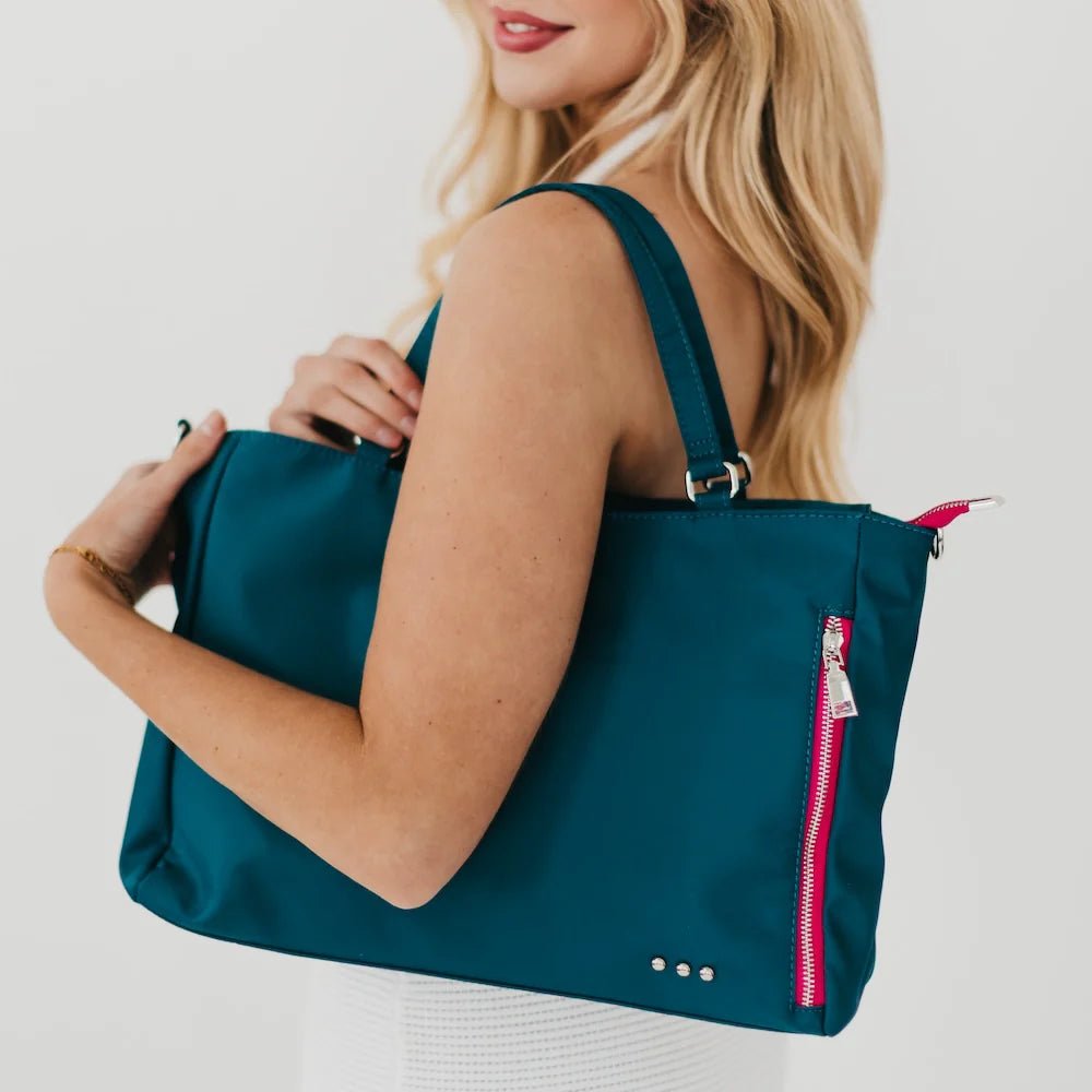 Pretty Simple (NP) - Nylon Tote Bag - Perfect for on the go and Travelling! 5 Colors - Nikki and Co Boutique