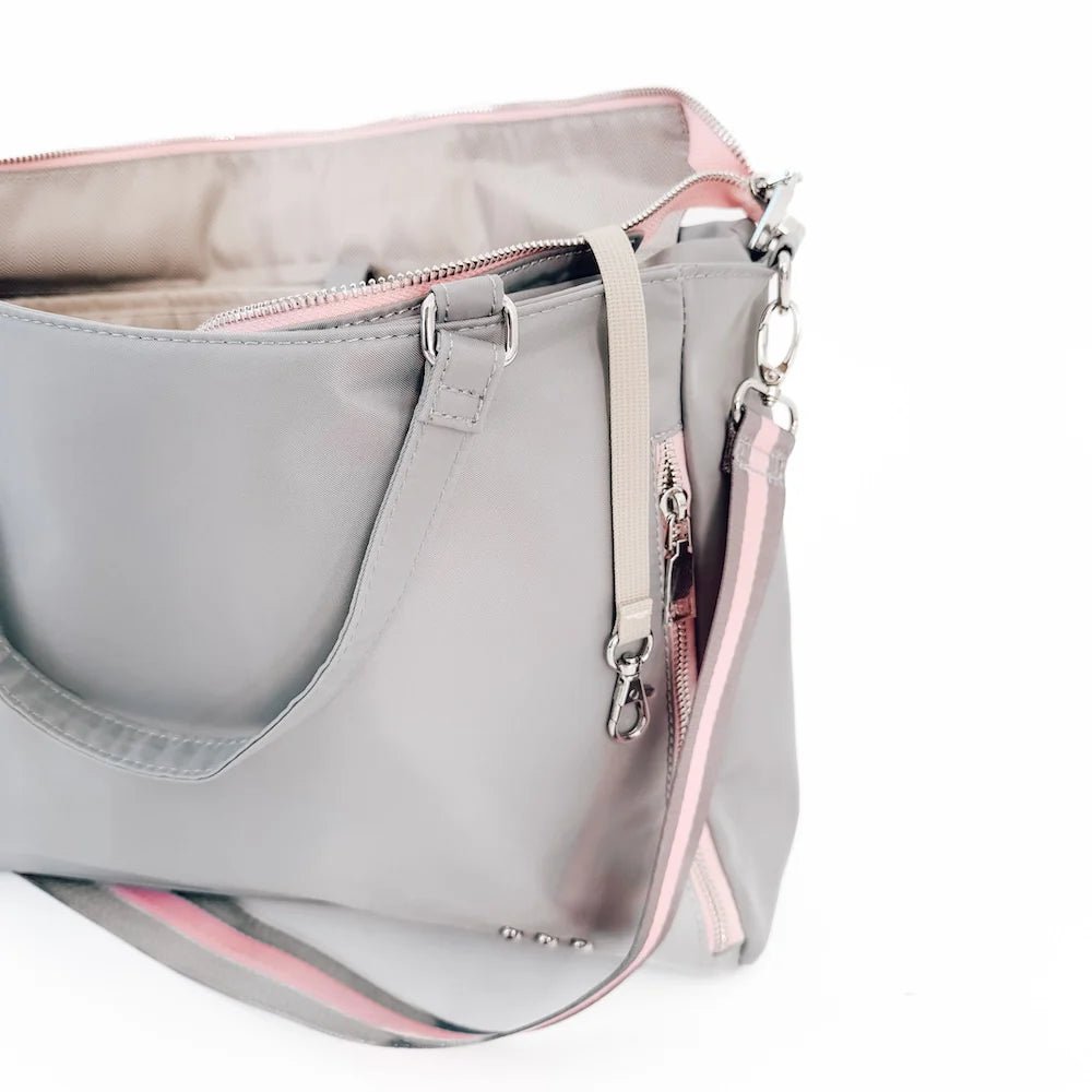 Pretty Simple (NP) - Nylon Tote Bag - Perfect for on the go and Travelling! 5 Colors - Nikki and Co Boutique